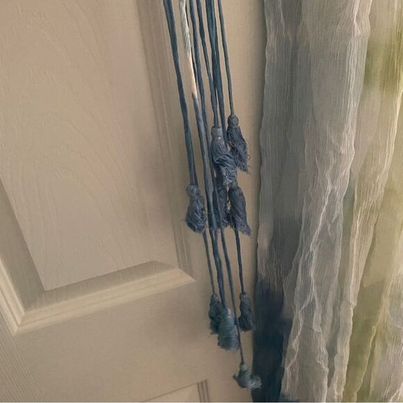 Gypsy 05 Tie Dyed Grecian Casual Maxi Dress Sheer with Lining - Picture 6 of 13